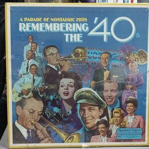 VINTAGE SEALED VINYL Box Set"A PARADE OF NOSTALGIC HITS REMEMBERING THE 40'S"new